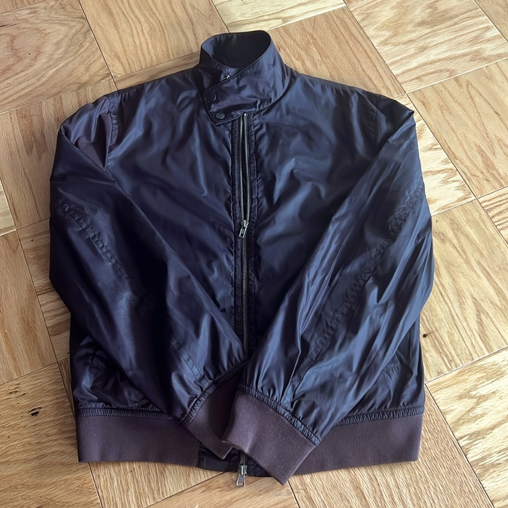 John Varvatos Nylon Polyester Racer Jacket size M